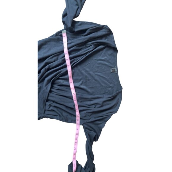 J. Crew‎ black wrap body suit size Large - Picture 4 of 8